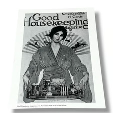 Vintage Book Art Illustration Good Housekeeping Cover Artist Cole Phillips