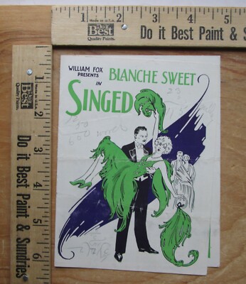 william fox presents blanche sweet in singed brochure