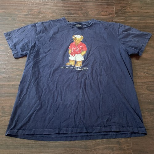 vintage polo bear t shirt Polo By Ralph 
