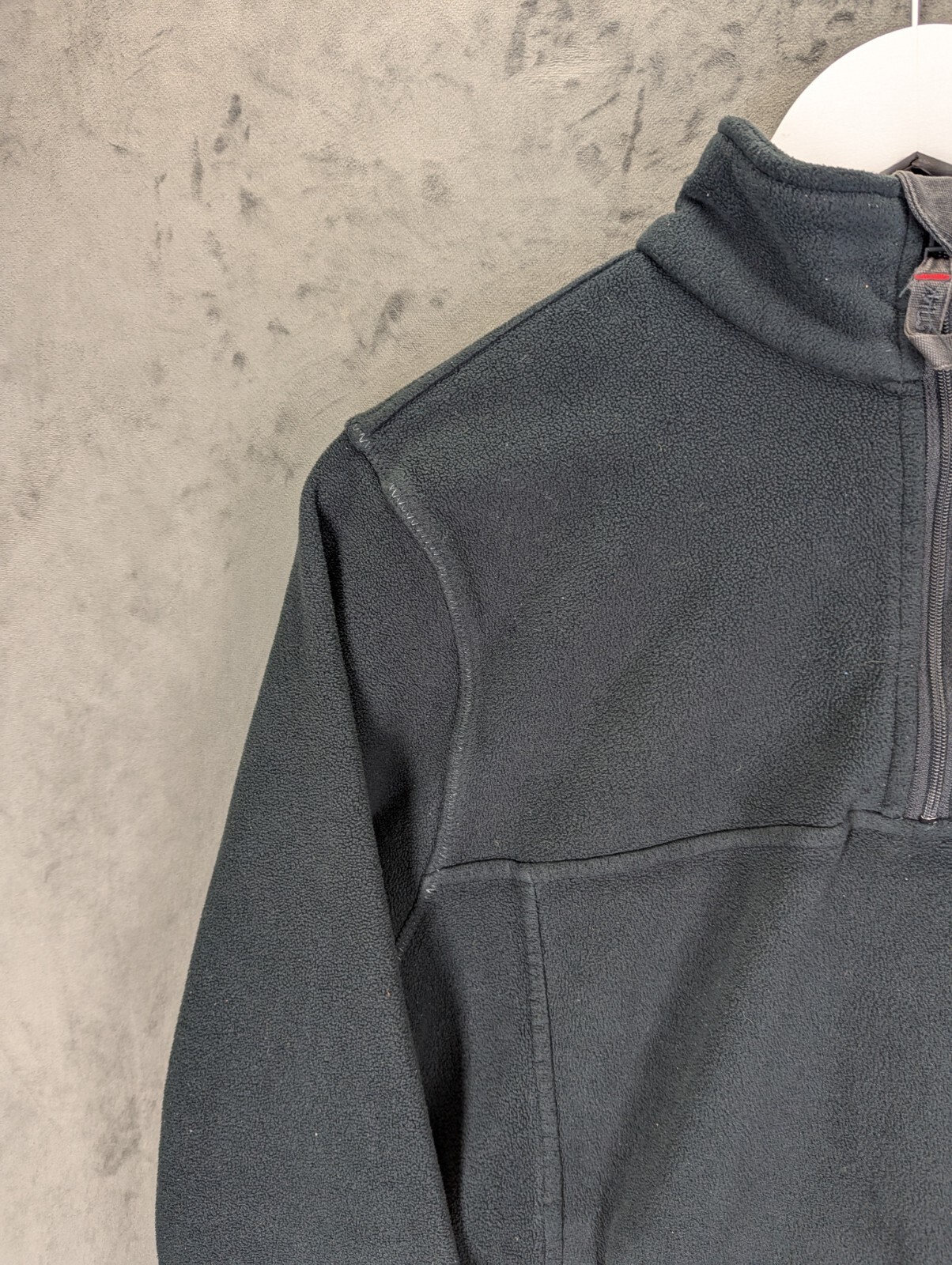 Musto Fleece Size Small 1/4 Zip Black Zip Pockets Long Sleeve Walking Hiking image 3