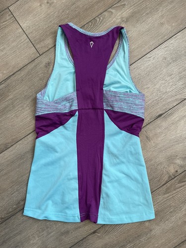 Ivivva by Lululemon Sz 12 Racerback Tank Top Girls Stretch Active Wear - Picture 3 of 6
