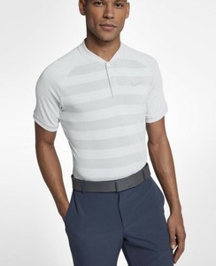 nike men's zonal cooling stripe golf polo