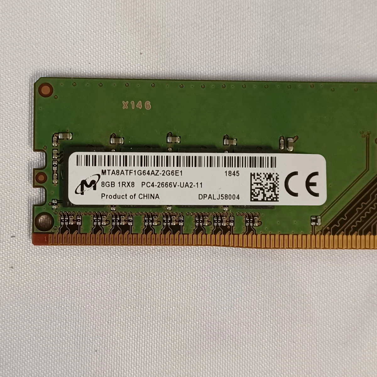 Micron PC4-21300 (DDR4-2666) Bus Speed Computer RAM 8 GB Capacity