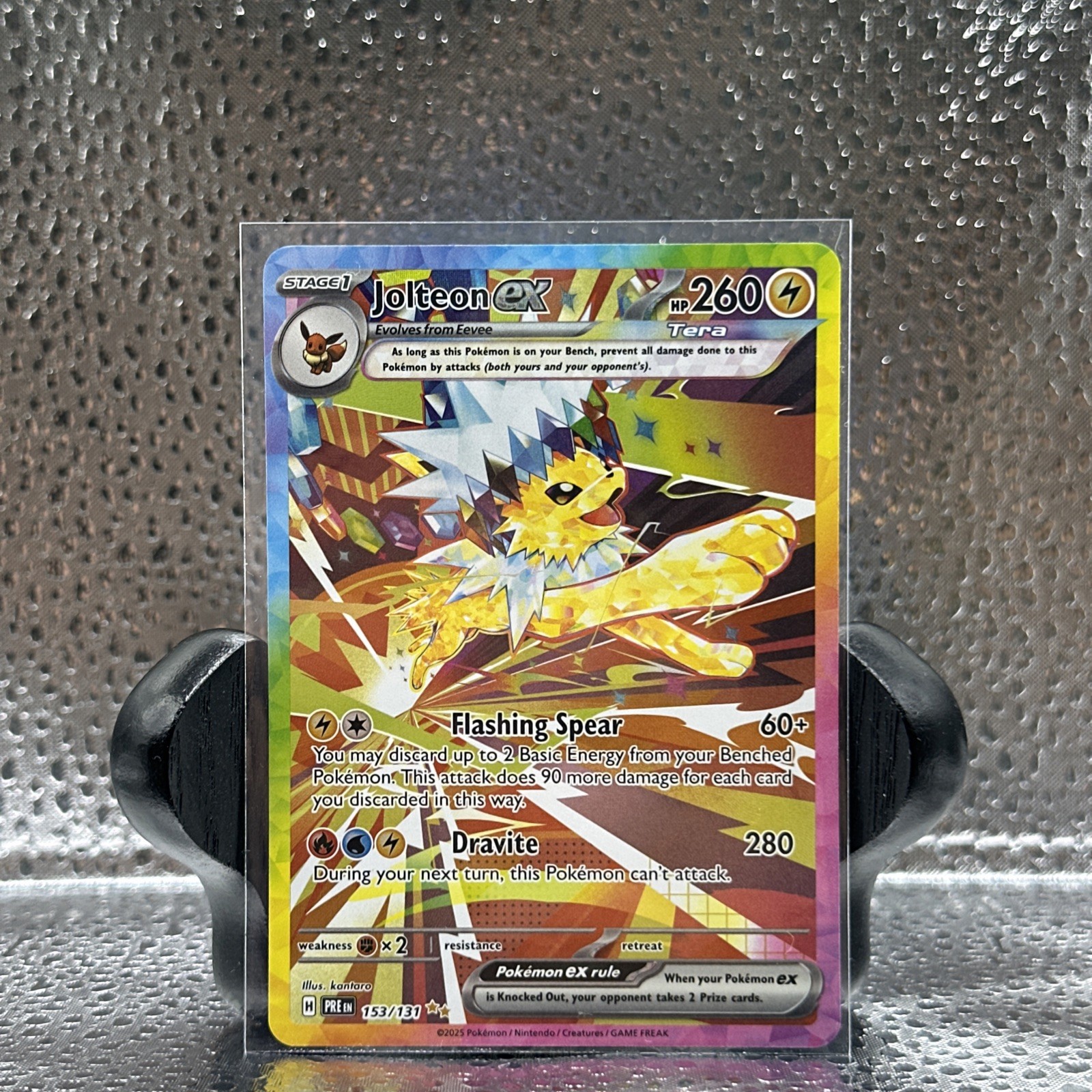 Jolteon ex Holo Special Illustration Rare SV: Prismatic Evolutions 153/131 NM J2