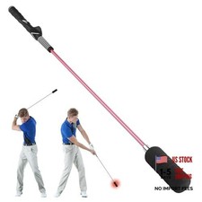 Golf Swing Trainer- Golf Grip and Tempo Trainer, Warm up Click Stick Golf