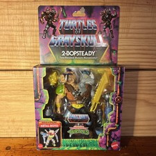 2-Bopsteady Mattel Turtles of Grayskull TMNT MOTU Metal-Boto BAF New Sealed