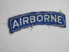 Vintage Original Military WWII WW2 USAAF AIRBORNE PATCH