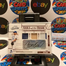 2005 Donruss Playoff Absolute Carlos Beltran 05/10 Tools Of The Trade Auto Card