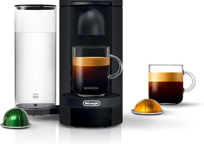 Nespresso VertuoPlus Coffee & Espresso Machine   Matte Black by De'Longhi