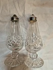 VINTAGE Waterford Lismore: Footed Salt & Pepper Shakers, 6.25" Tall, IRELAND
