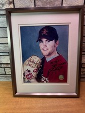 Houston Astros Brad Lidge Autographed Photograph w Framed, Free Daily QuikShi