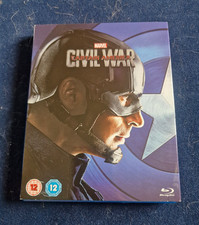 Marvel Captain America: Civil War Blu-ray 12A/12 Limited Edition Slipcover