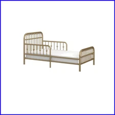 Elegant Monarch Hill Ivy Metal Toddler Bed in Gold - Safe & Stylish Design