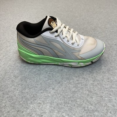 Puma Lamelo Ball MB.02 Lo Lamel-O Green White 379412-01  Basketball Men s 6.5