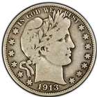 🔥 Barber Half Dollar 90% Silver 50c Average Circulated Good-Very Good Features