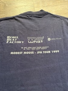 90s MODEST MOUSE バンドT JPN TOUR 1999 Modest Mouse Tour Shirt | eBay
