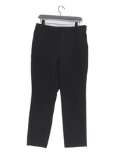 Uniqlo Women's Suit Trousers W 30 in Black Polyester