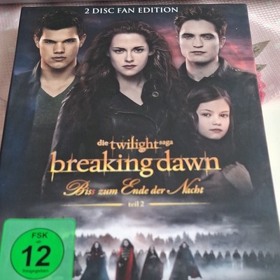 Concorde Twilight Breaking Dawn Teil 2 2 Disc Fan DVD FSK 12