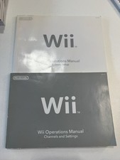 Nintendo Wii Operations Manuals System Setup  Channels Settings OEM Bundle