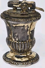 Ronson Mayfair Silverplate Table Lighter Vintage 1950s Made in USA 288148-289889