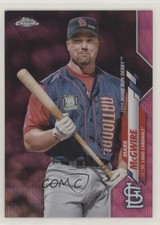 2020 Chrome Update Target Home Run Derby Pink Wave Refractor Mark McGwire 08uw