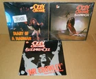 3 VTG 1980s OZZY OSBOURNE VINYL LP ALBUM LOT VG+ TO EX BLACK SABBATH HYPE MADMAN