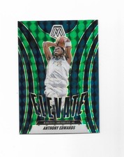 2024-25 Panini Mosaic Elevate Green Prizm Anthony Edwards #3 Timberwolves