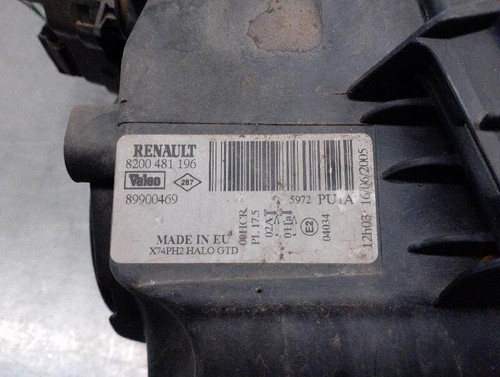 8200481196 scheinwerfer links 4642325 RENAULT LAGUNA II BG0 1.9 DCI 2001