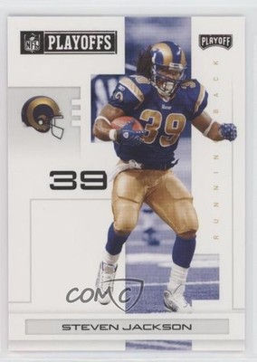 2007 Playoff NFL Playoffs Black 93/199 Steven Jackson #93 0d8
