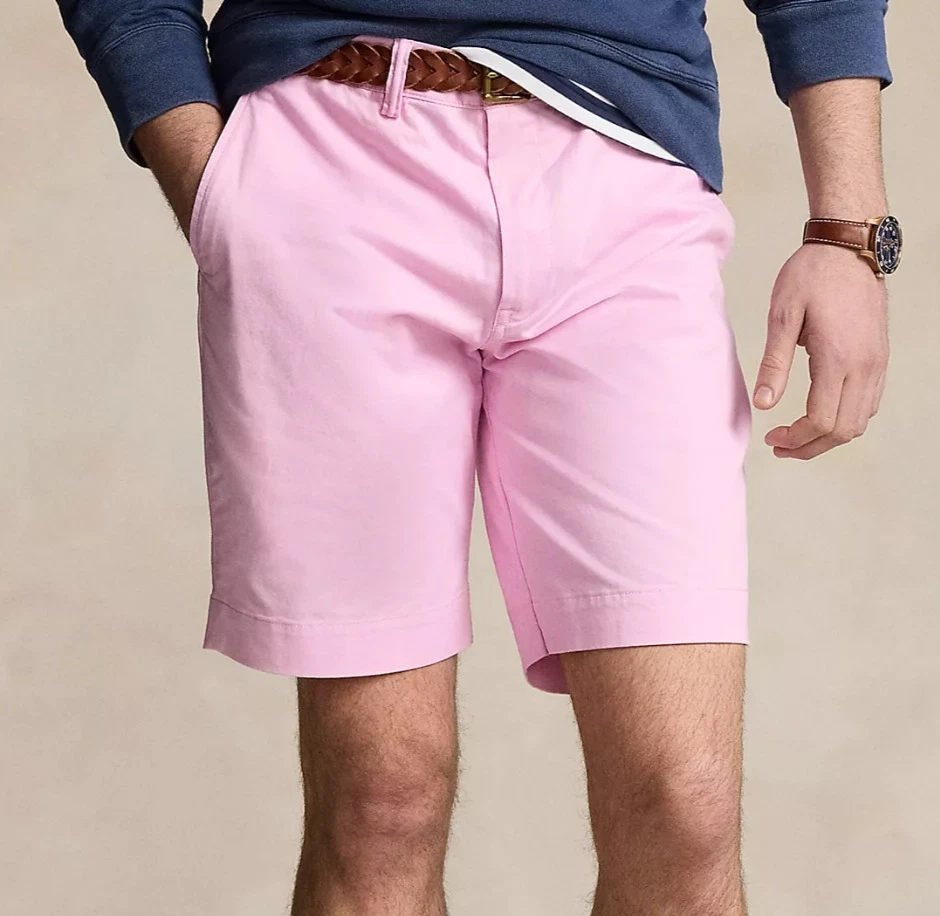 Ralph Lauren Men's 34 Tailored Fit Performance 9" Golf Shorts Pink NWT
Opens in a new window or tab