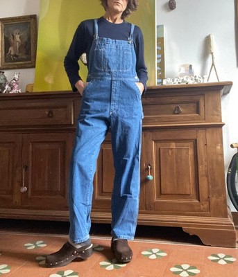 Kappa Dresses Vintage Denim Overalls, M