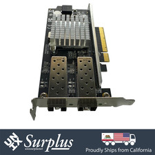 Dual Port 10Gb SFP NIC PCIe Fiber Intel 82599 Chipset Network Card Low Profile