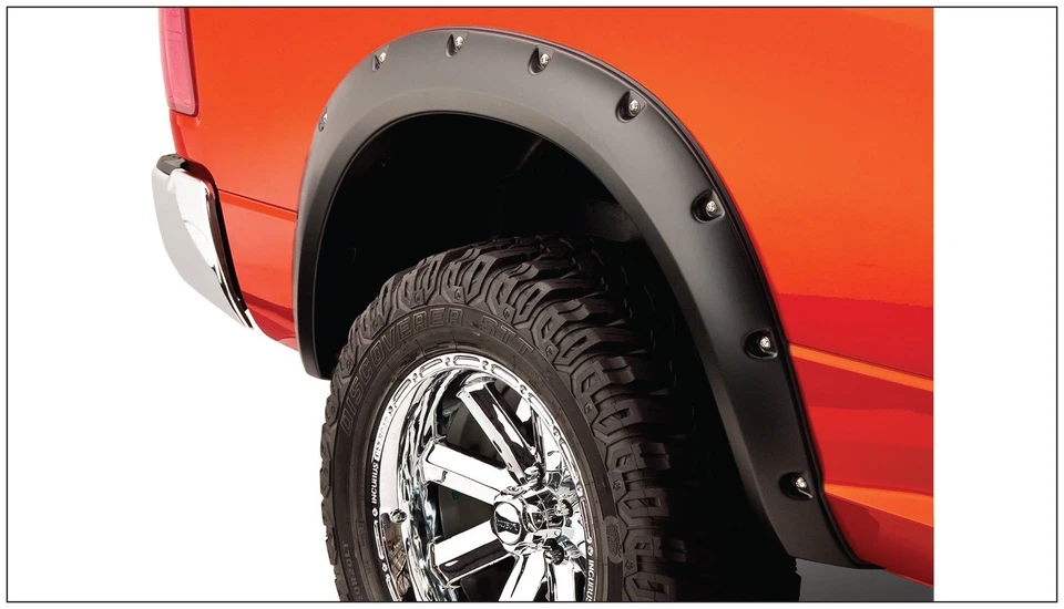 Guardabarros Bushwacker 50915-02 estilo bolsillo llamaradas para 1500 1500 Classic Ram 1500 Foto 3 de 4