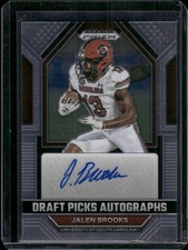 2023 Panini Prizm Draft Picks #DPA-JBR Jalen Brooks Draft Picks Autographs