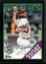 2023 Topps Series 2 Bailey Falter Rookie 1988 Auto Black /199 #88BA-BF