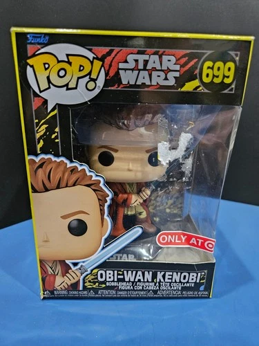 Funko Pop Star Wars Phantom Menace Retro Obi-Wan Kenobi Target Exclusive # 699