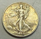 1936-D - 50C - WALKING LIBERTY HALF DOLLAR - 90% Silver - 4.3 Million Mintage