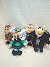 Vtg Disney Store Exclusive Great Mouse Detective Plushies 4 New w Tags Rare 