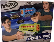 NERF Laser Strike 2 Player Lazer Tag Pack - Indoor or Outdoor Game for Boys, Gir