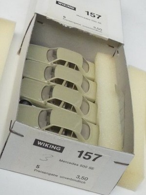 1/87 Wiking Händlerpackung Mercedes 500 SE 5 Modelle 157 3