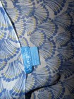 J Mclaughlin Tapestry Scarf NWT $98 Tassel Cotton Blue — photo 3