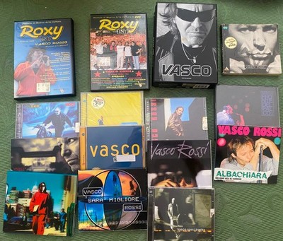 Vasco Rossi Sammlung - CD, DVD und Bücher/Musiktexte - Lot