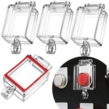 4 Pcs Power Push Button Switch Cover Toggle Anti-misoperation Dustproof and