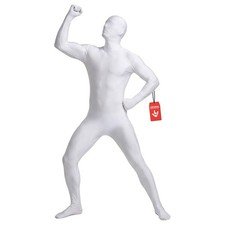 Party Solid Costume Invisible Morphsuit Full Body Adults Kids Spandex Jumpsuit M