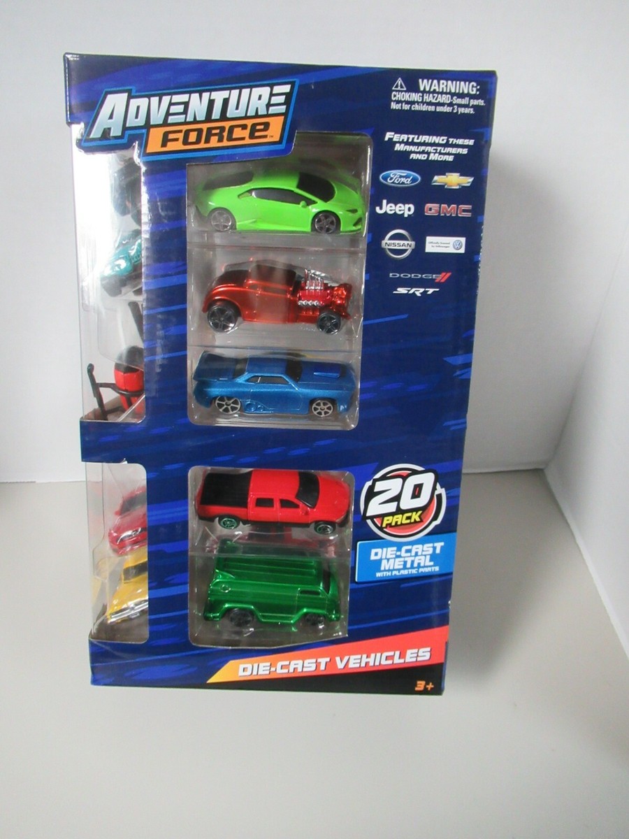 Adventure Force 1/64 Get 20 CARS/TRUCKS ALL DIFFERENT MAKES AND