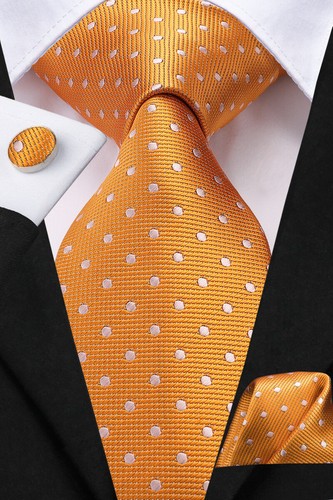 Paisley Mens Blue Tie Set Silk Woven Necktie Handkerchief Cufflinks Wedding Gift - Photo 16/180