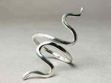 Silver Snake Ring925 Sterling Silver Band Statement Handmade Ring All Size