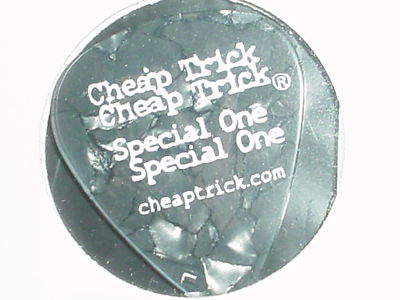 CHEAP TRICK Logo Rick Nielsen Signature Concert Special One Tour GUITAR PICK #1