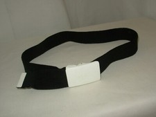 Benetton Black Vintage Elastic Belt For Kids CEBR042