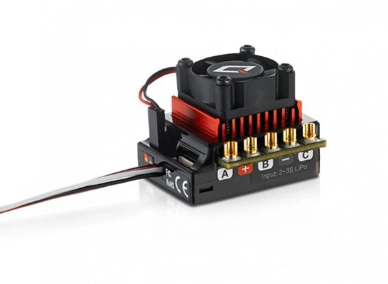 Hobbywing QUICRUN 10BL120 Sensored Brushless ESC 120A for Touring Buggy & Truck - Image 3 of 4
